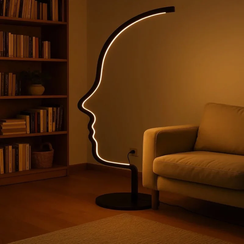 Lampadaire moderne Vis à Vis RGB H180cm