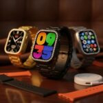 Smartbarry K75 – Montre Connectée 42mm + Étui Diamanté Amovible + 3 Bracelets -noir – Image 3