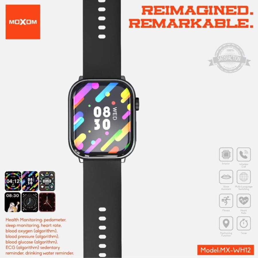 Smartwatch de sport MOXOM MX-WH12 – Image 2