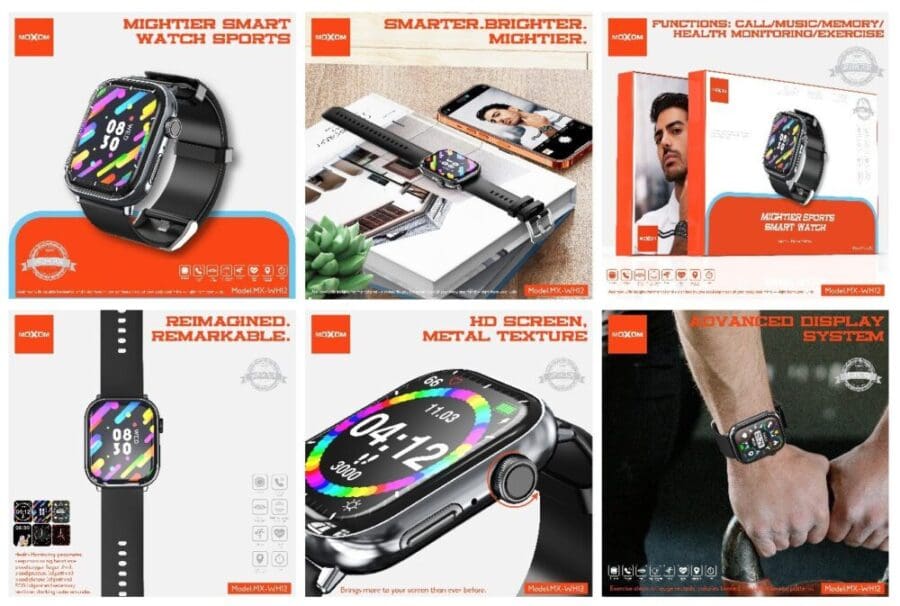Smartwatch de sport MOXOM MX-WH12 – Image 3