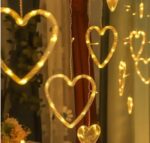 rideau lumineux en forme de cœur – Image 4