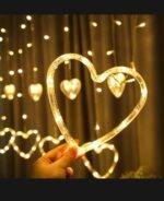 rideau lumineux en forme de cœur – Image 5